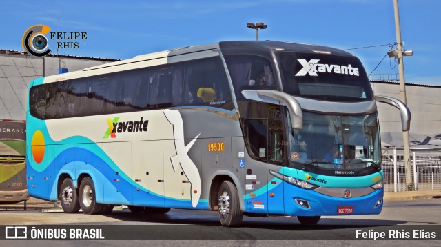 Viação Xavante 19500 na cidade de Goiânia, Goiás, Brasil, por Felipe Rhis Elias. Número da foto: #10210272.