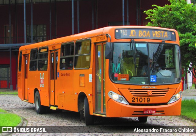 Auto Viação São Braz 21019 na cidade de Curitiba, Paraná, Brasil, por Alessandro Fracaro Chibior. ID da foto: 10210116.