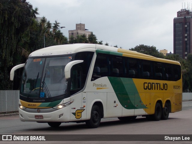 Empresa Gontijo de Transportes 18220 na cidade de Curitiba, Paraná, Brasil, por Shayan Lee. Número da foto: #10209575.