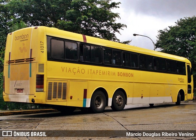 Viação Itapemirim 41017 na cidade de São Paulo, São Paulo, Brasil, por Márcio Douglas Ribeiro Venino. ID da foto: 10212830.