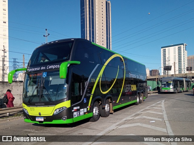 Expresso Princesa dos Campos 7273 na cidade de São Paulo, São Paulo, Brasil, por William Bispo da Silva. Número da foto: #10209531.