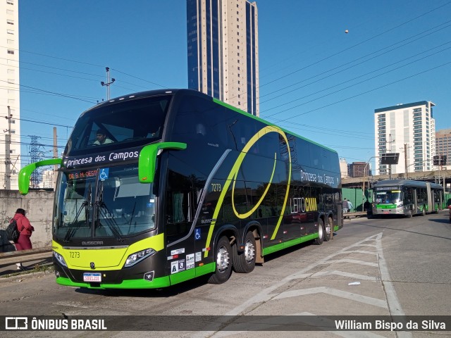 Expresso Princesa dos Campos 7273 na cidade de São Paulo, São Paulo, Brasil, por William Bispo da Silva. ID da foto: 10209531.