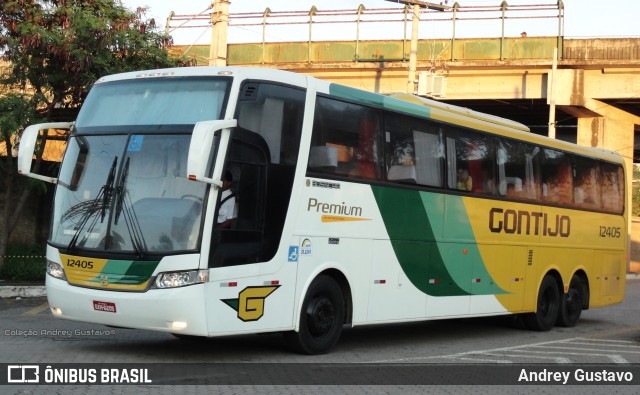 Empresa Gontijo de Transportes 12405 na cidade de Belo Horizonte, Minas Gerais, Brasil, por Andrey Gustavo. Número da foto: #10209734.