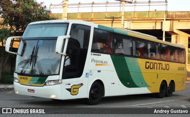 Empresa Gontijo de Transportes 12405 na cidade de Belo Horizonte, Minas Gerais, Brasil, por Andrey Gustavo. ID da foto: 10209734.