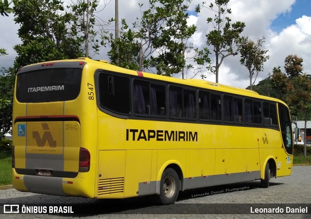 Viação Itapemirim 8547 na cidade de Juiz de Fora, Minas Gerais, Brasil, por Leonardo Daniel. ID da foto: 10211214.