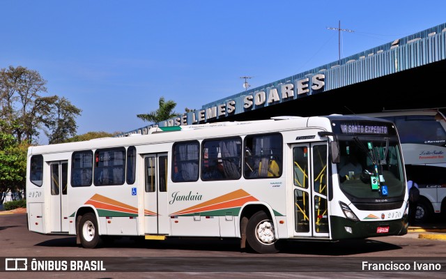 Jandaia Transportes e Turismo 2470 na cidade de Presidente Prudente, São Paulo, Brasil, por Francisco Ivano. ID da foto: 10212070.