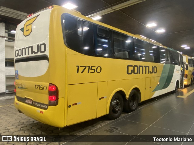 Empresa Gontijo de Transportes 17150 na cidade de Belo Horizonte, Minas Gerais, Brasil, por Teotonio Mariano. ID da foto: 10212949.