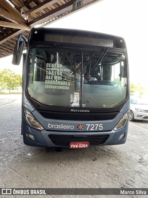 Expresso Brasileiro 7275 na cidade de Porto Seguro, Bahia, Brasil, por Marco Silva. Número da foto: #10212761.