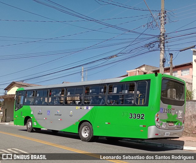 VB Transportes e Turismo 3392 na cidade de Campinas, São Paulo, Brasil, por Leonardo Sebastiao dos Santos Rodrigues. Número da foto: #10210094.