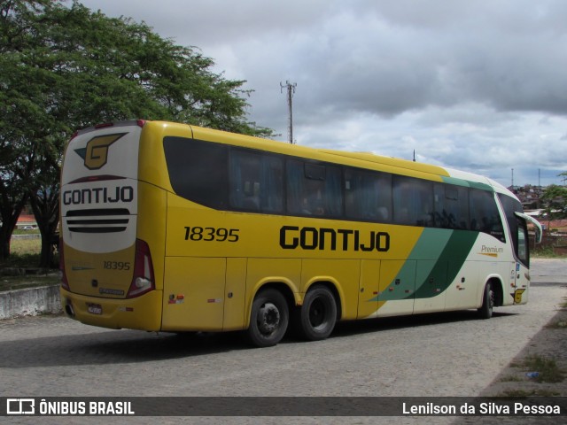 Empresa Gontijo de Transportes 18395 na cidade de Caruaru, Pernambuco, Brasil, por Lenilson da Silva Pessoa. Número da foto: #10209753.