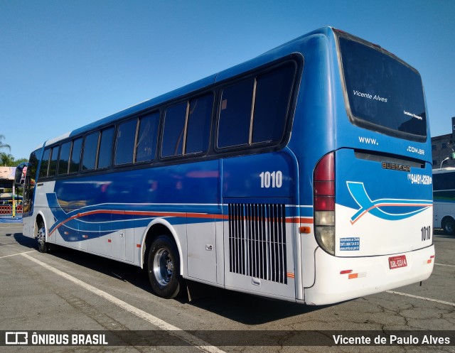 Ônibus Particulares 1010 na cidade de Aparecida, São Paulo, Brasil, por Vicente de Paulo Alves. ID da foto: 10210610.