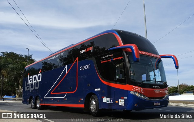 Viação Santana Iapó 3200 na cidade de São Paulo, São Paulo, Brasil, por Murilo da Silva. Número da foto: #10208889.