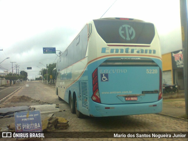 Emtram 5220 na cidade de Piritiba, Bahia, Brasil, por Mario dos Santos Nogueira Junior. ID da foto: 10215120.