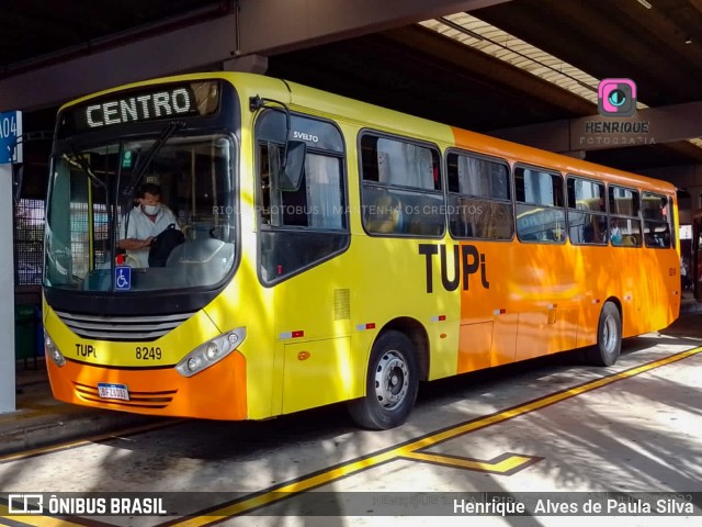 TUPi Transportes Urbanos Piracicaba 8249 na cidade de Piracicaba, São Paulo, Brasil, por Henrique Alves de Paula Silva. ID da foto: 10215638.