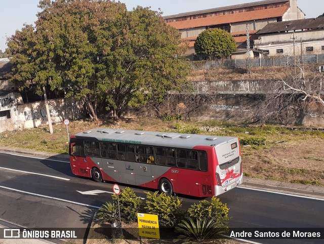 Itajaí Transportes Coletivos 2057 na cidade de Campinas, São Paulo, Brasil, por Andre Santos de Moraes. ID da foto: 10216484.