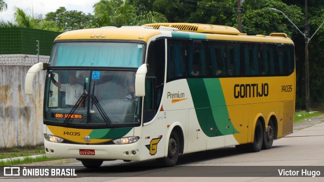 Empresa Gontijo de Transportes 14035 na cidade de Recife, Pernambuco, Brasil, por Victor Hugo. Número da foto: #10215501.