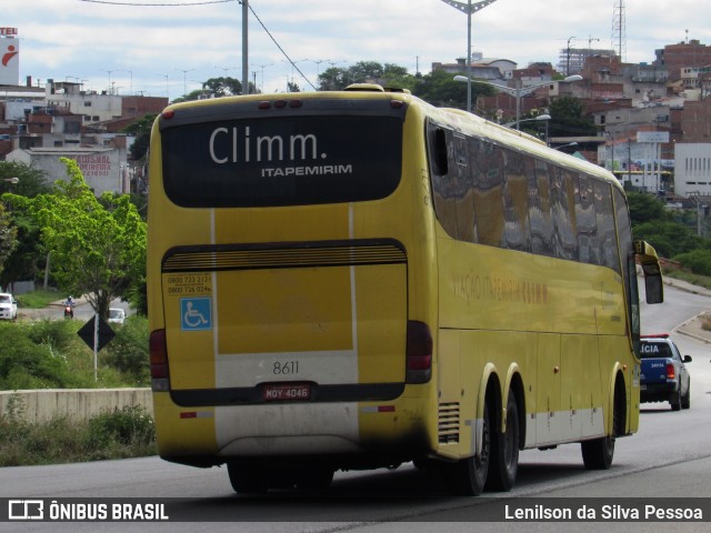 Viação Itapemirim 8611 na cidade de Caruaru, Pernambuco, Brasil, por Lenilson da Silva Pessoa. Número da foto: #10213989.