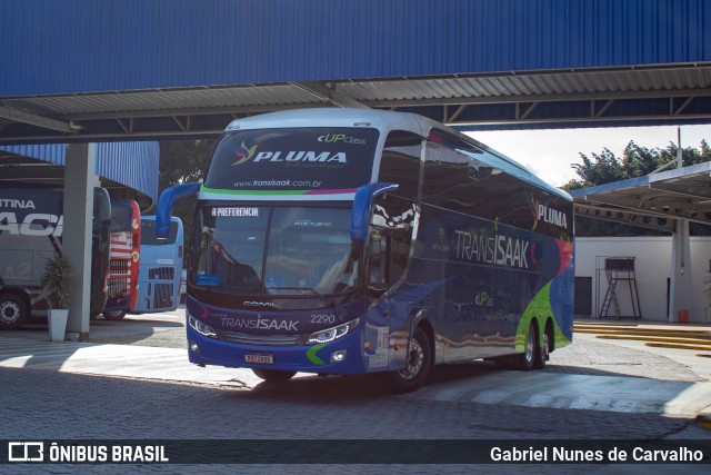 Trans Isaak Turismo 2290 na cidade de Resende, Rio de Janeiro, Brasil, por Gabriel Nunes de Carvalho. ID da foto: 10216406.