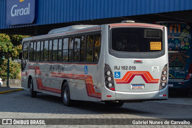 Viação Resendense RJ 192.019 na cidade de Resende, Rio de Janeiro, Brasil, por Gabriel Nunes de Carvalho. Número da foto: #10216394.