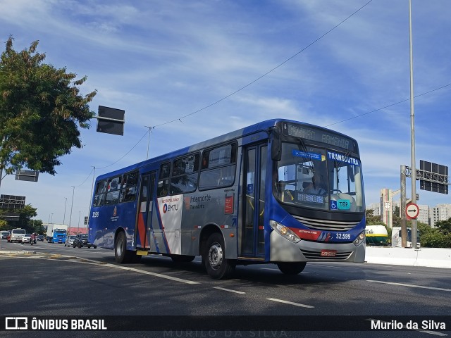 Viação Transdutra 32.599 na cidade de São Paulo, São Paulo, Brasil, por Murilo da Silva. Número da foto: #10213756.
