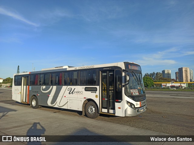 UniRio Transportes RJ 228.030 na cidade de Rio de Janeiro, Rio de Janeiro, Brasil, por Walace dos Santos. Número da foto: #10215055.