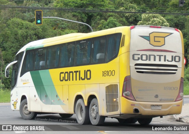 Empresa Gontijo de Transportes 18100 na cidade de Juiz de Fora, Minas Gerais, Brasil, por Leonardo Daniel. ID da foto: 10214907.