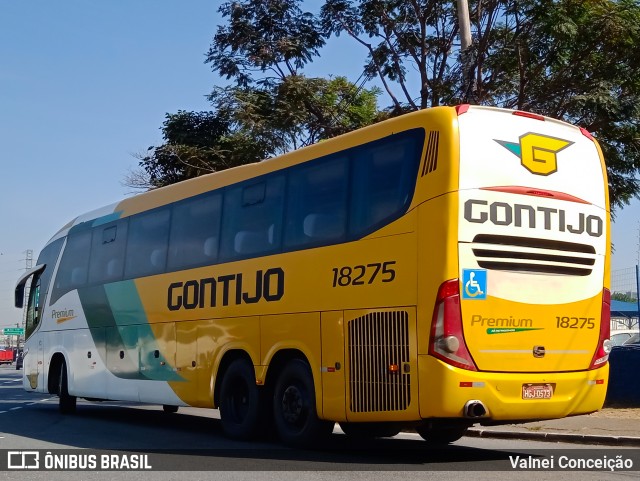 Empresa Gontijo de Transportes 18275 na cidade de São Paulo, São Paulo, Brasil, por Valnei Conceição. ID da foto: 10213639.