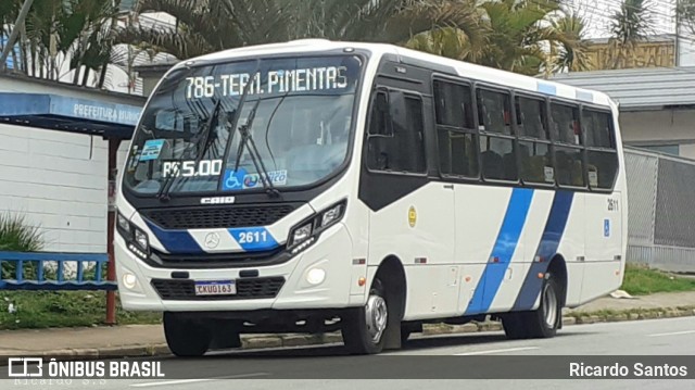 Coopertransguaru 2611 na cidade de Guarulhos, São Paulo, Brasil, por Ricardo Santos. Número da foto: #10214445.