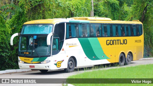 Empresa Gontijo de Transportes 14035 na cidade de Recife, Pernambuco, Brasil, por Victor Hugo. ID da foto: 10215464.