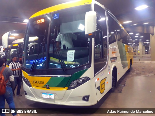 Empresa Gontijo de Transportes 15005 na cidade de Belo Horizonte, Minas Gerais, Brasil, por Adão Raimundo Marcelino. ID da foto: 10216235.