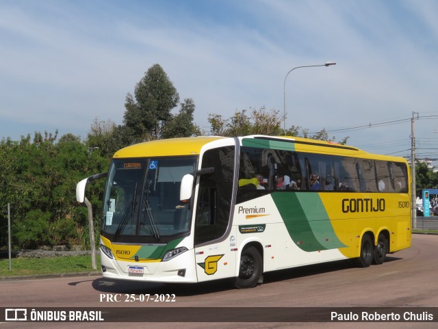 Empresa Gontijo de Transportes 15010 na cidade de Curitiba, Paraná, Brasil, por Paulo Roberto Chulis. Número da foto: #10215752.