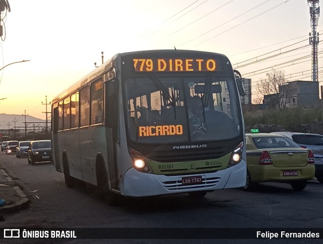 Viação Pavunense B32761 na cidade de Rio de Janeiro, Rio de Janeiro, Brasil, por Felipe Fernandes. Número da foto: #10214208.