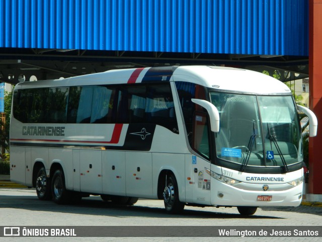 Auto Viação Catarinense 3111 na cidade de Resende, Rio de Janeiro, Brasil, por Wellington de Jesus Santos. Número da foto: #10214811.