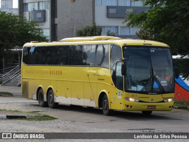 Viação Itapemirim 5813 na cidade de Caruaru, Pernambuco, Brasil, por Lenilson da Silva Pessoa. Número da foto: #10213761.