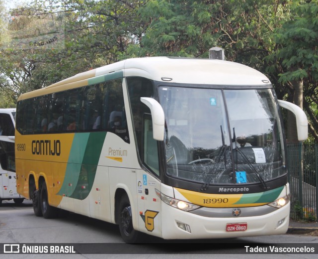 Empresa Gontijo de Transportes 18990 na cidade de São Paulo, São Paulo, Brasil, por Tadeu Vasconcelos. ID da foto: 10218374.