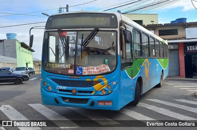 Nova Transporte 22949 na cidade de Cariacica, Espírito Santo, Brasil, por Everton Costa Goltara. Número da foto: #10217241.