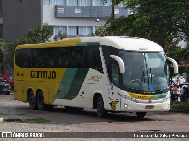 Empresa Gontijo de Transportes 18370 na cidade de Caruaru, Pernambuco, Brasil, por Lenilson da Silva Pessoa. Número da foto: #10217016.
