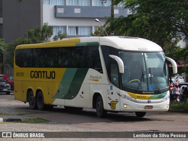 Empresa Gontijo de Transportes 18370 na cidade de Caruaru, Pernambuco, Brasil, por Lenilson da Silva Pessoa. ID da foto: 10217016.