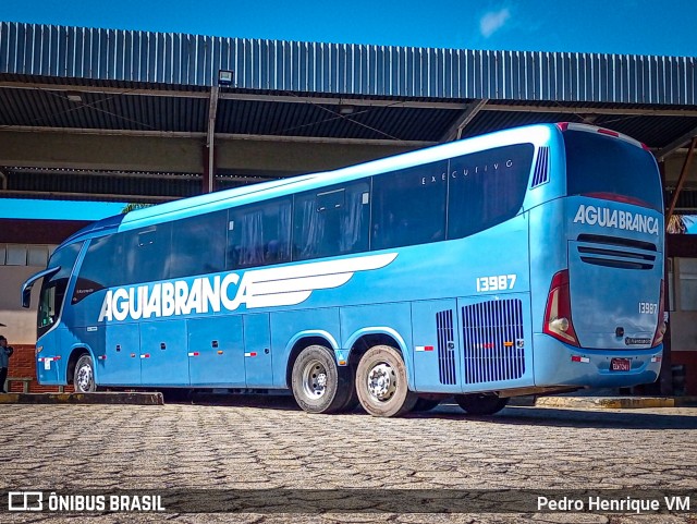 Viação Águia Branca 13987 na cidade de Almenara, Minas Gerais, Brasil, por Pedro Henrique VM. ID da foto: 10217606.