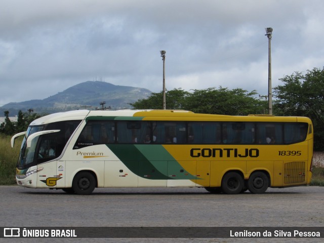 Empresa Gontijo de Transportes 18395 na cidade de Caruaru, Pernambuco, Brasil, por Lenilson da Silva Pessoa. ID da foto: 10217013.