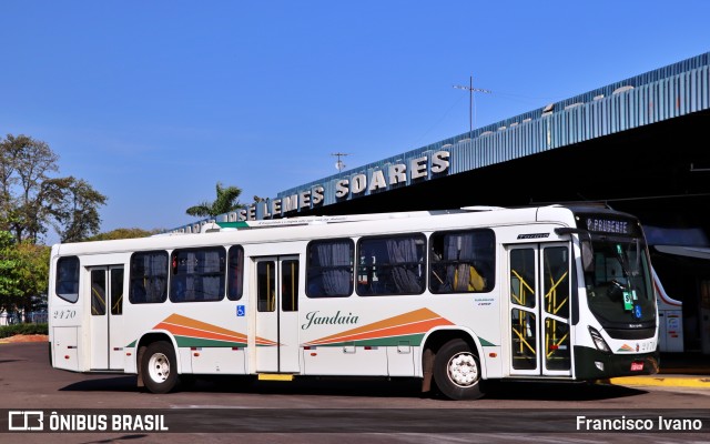 Jandaia Transportes e Turismo 2470 na cidade de Presidente Prudente, São Paulo, Brasil, por Francisco Ivano. ID da foto: 10219727.