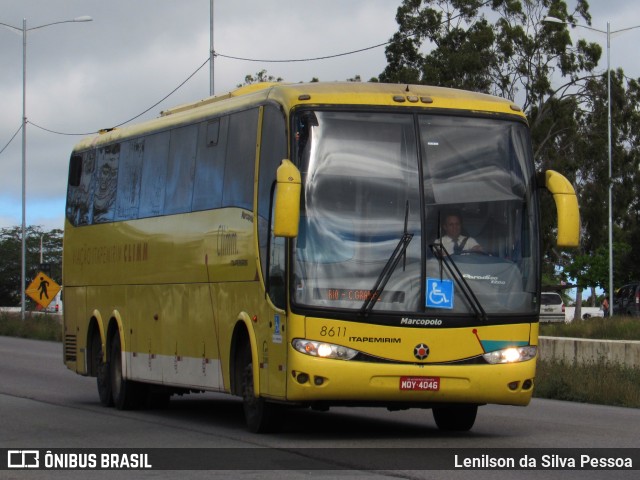 Viação Itapemirim 8611 na cidade de Caruaru, Pernambuco, Brasil, por Lenilson da Silva Pessoa. ID da foto: 10217116.