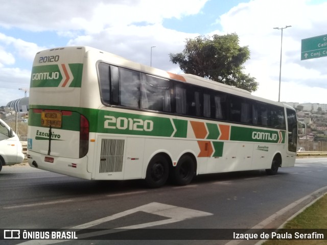 Empresa Gontijo de Transportes 20120 na cidade de Belo Horizonte, Minas Gerais, Brasil, por Izaque de Paula Serafim. ID da foto: 10217576.