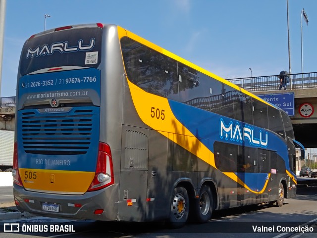 Marlu Turismo 505 na cidade de São Paulo, São Paulo, Brasil, por Valnei Conceição. Número da foto: #10217548.