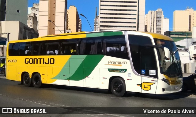 Empresa Gontijo de Transportes 15030 na cidade de Belo Horizonte, Minas Gerais, Brasil, por Vicente de Paulo Alves. ID da foto: 10217793.