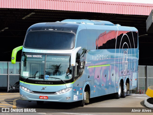 Viação Garcia 7879 na cidade de Londrina, Paraná, Brasil, por Almir Alves. Número da foto: #10218599.