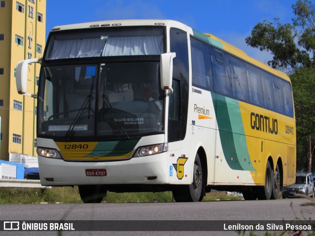 Empresa Gontijo de Transportes 12840 na cidade de Caruaru, Pernambuco, Brasil, por Lenilson da Silva Pessoa. ID da foto: 10220397.