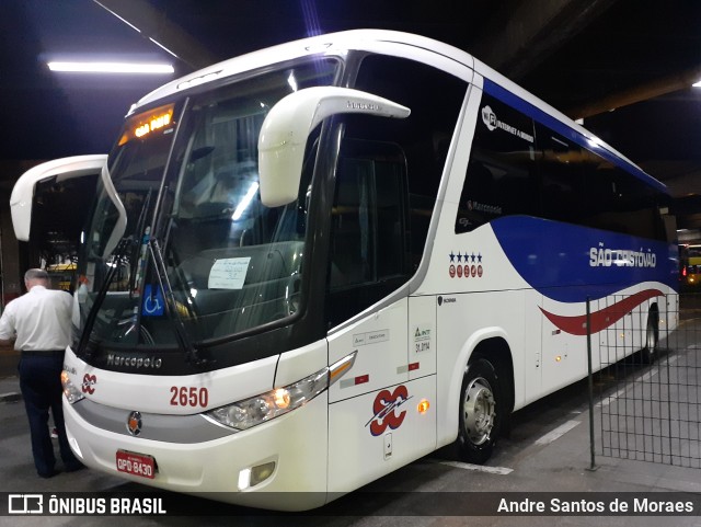 Viação São Cristóvão 2650 na cidade de São Paulo, São Paulo, Brasil, por Andre Santos de Moraes. Número da foto: #10223085.