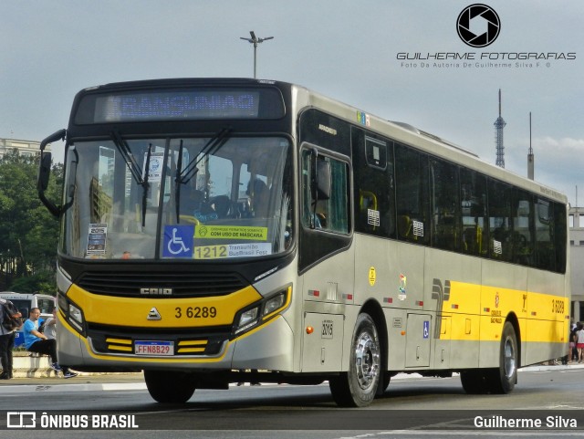 Transunião Transportes 3 6289 na cidade de São Paulo, São Paulo, Brasil, por Guilherme Silva. Número da foto: #10220669.