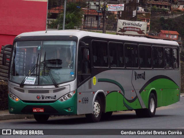 Turin Transportes 1099 na cidade de Ouro Preto, Minas Gerais, Brasil, por Gerdan Gabriel Bretas Corrêa. ID da foto: 10222441.